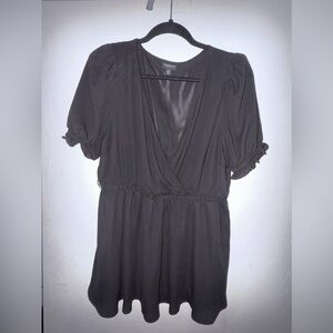 Torrid Black V-Neck Shirt